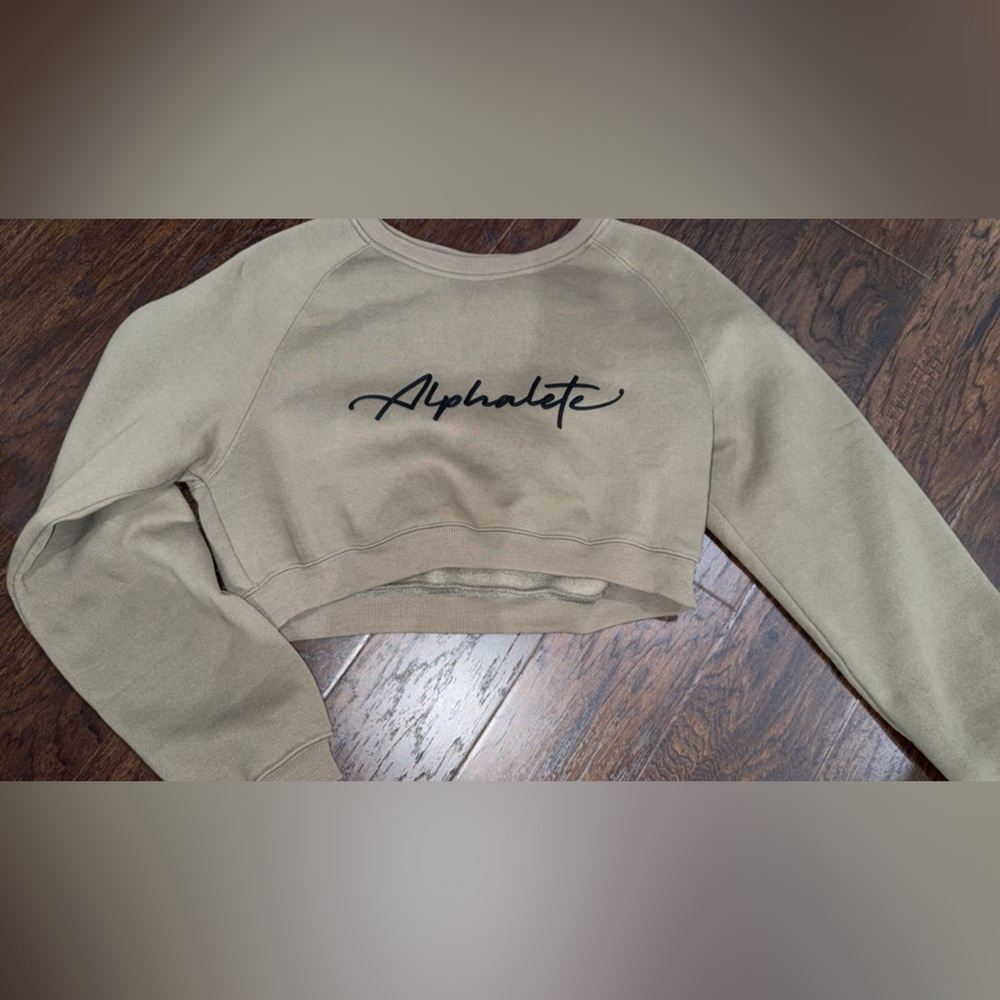 Alphalete cropped sweatshirt